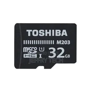 Toshiba Memory Card TF With Adapter - 32GB - Black