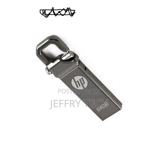 HP V250W Flash Disk With Clip - 64GB - Silver