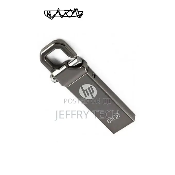 HP V250W Flash Disk With Clip - 64GB - Silver