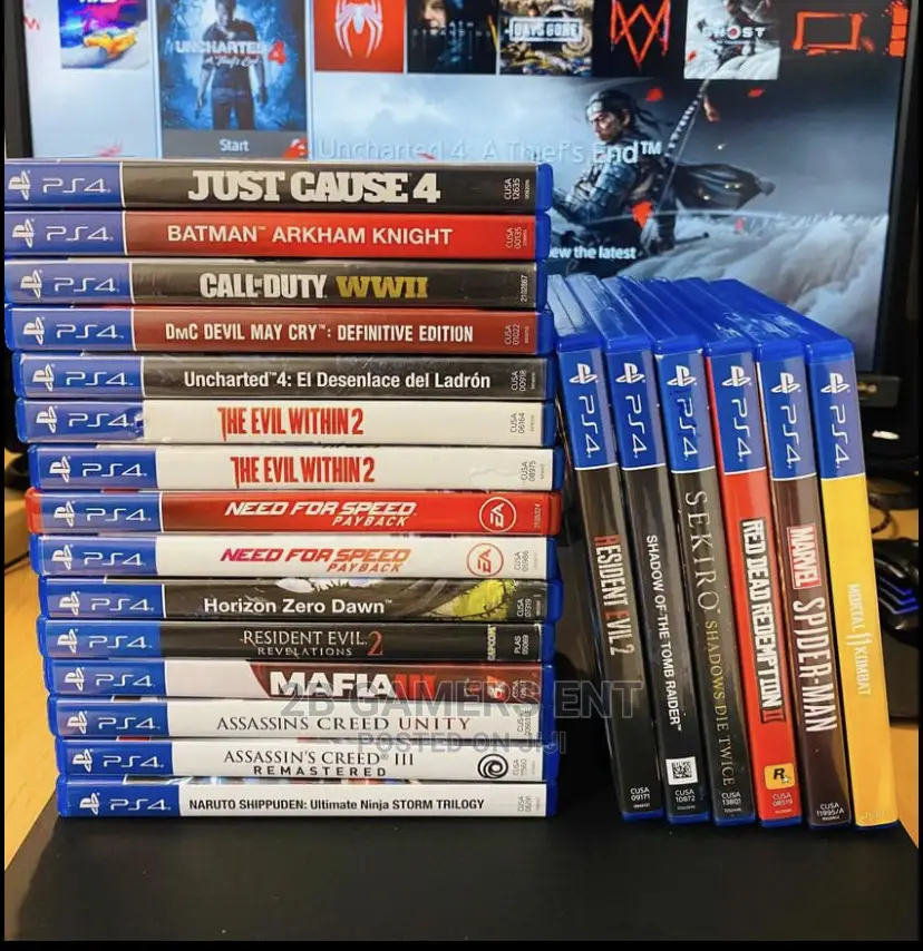 God of War, Spiderman, Cod Ww2