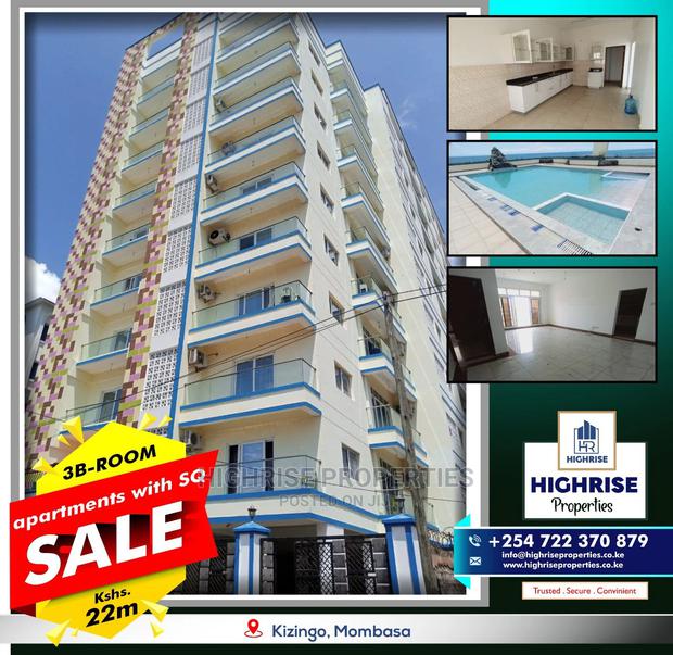 3bdrm Apartment in Highrise Properties, Kizingo for Sale