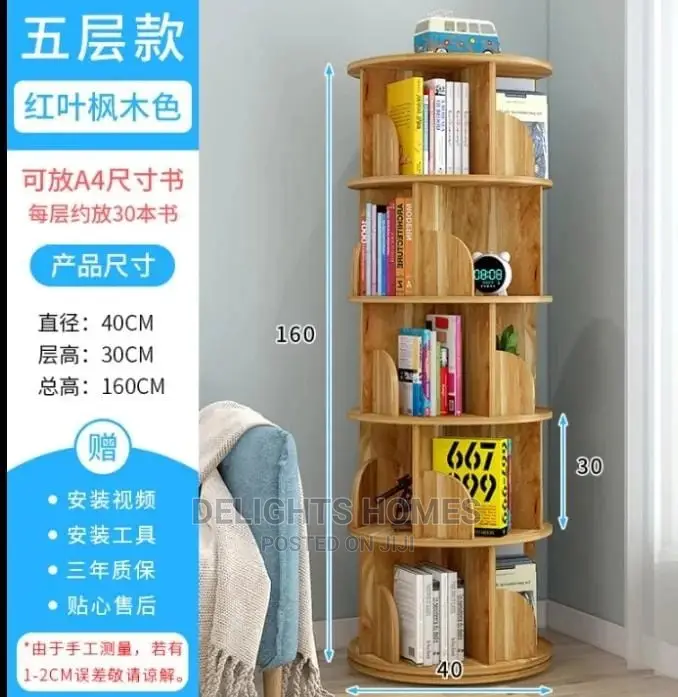 *360 Degrees Rotating Bookshelves