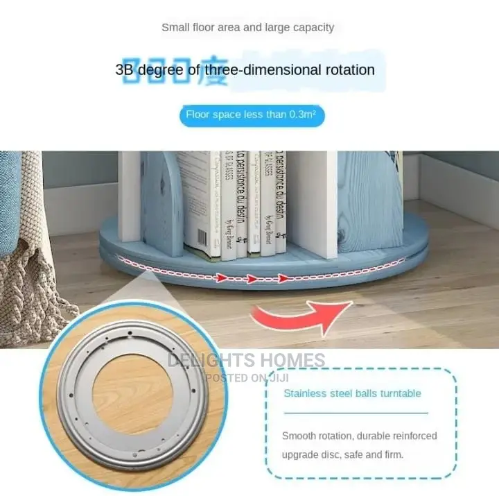 *360 Degrees Rotating Bookshelves