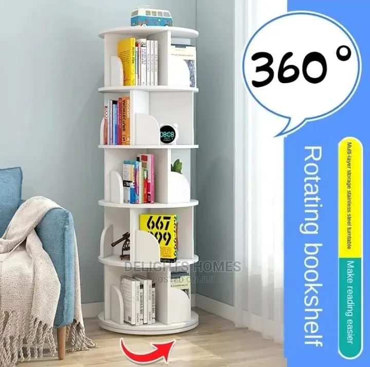 *360 Degrees Rotating Bookshelves