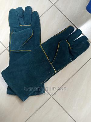 Quality Leather Gloves in Stock (Blue) - thumbnail 2