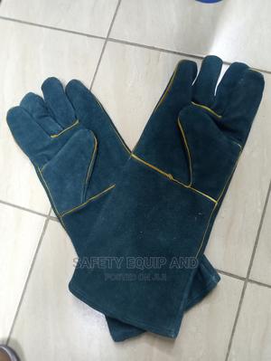 Long Leather Working Gloves (Welding Gloves) - thumbnail 2