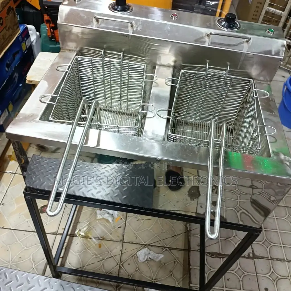 Improved Double Juakali Deep Fryer