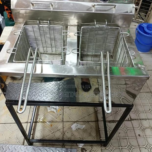 Verifiable Double Juakali Deep Fryer - main view