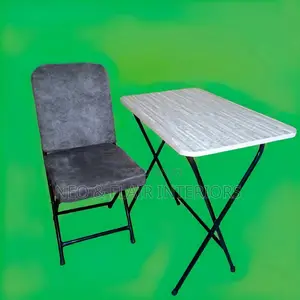 Foldable Study Table and a Cushioned Seat