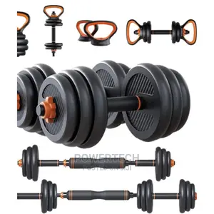 6 in 1 Kettle Bells and Dumbells - 40kg