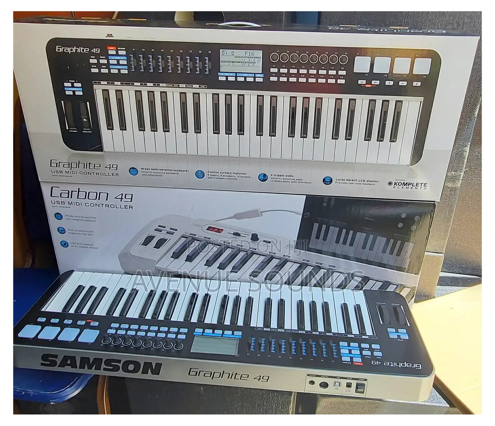 Samson Graphite Midi Keyboard 49keys
