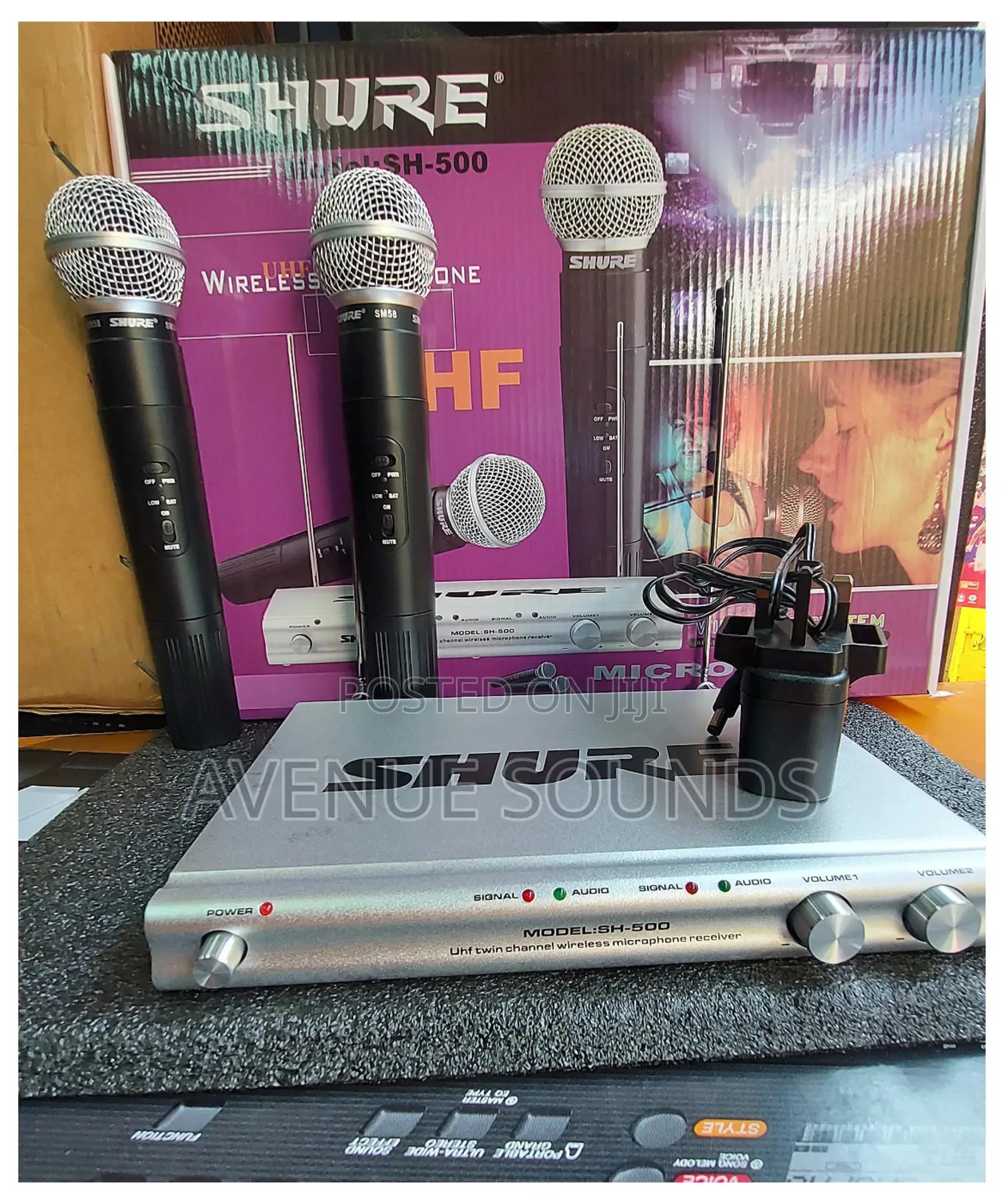 Shure Sh500 Wireless Microphones