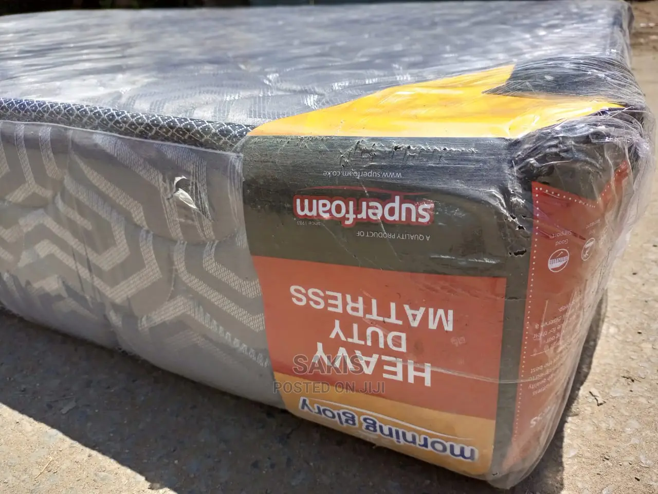 Gray High Quality 5x6 Mattresses. Quilted High Density