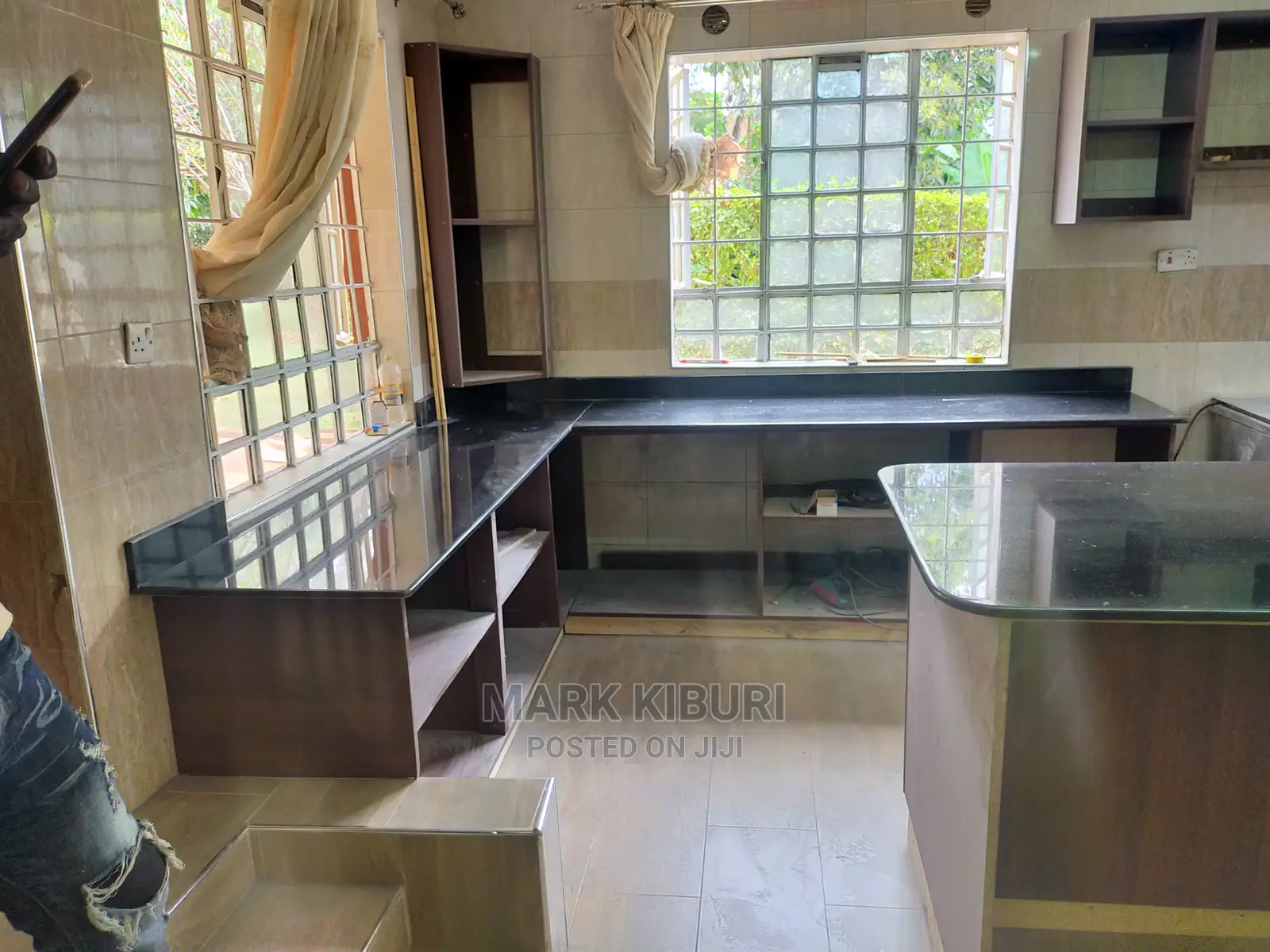 Black. Granite