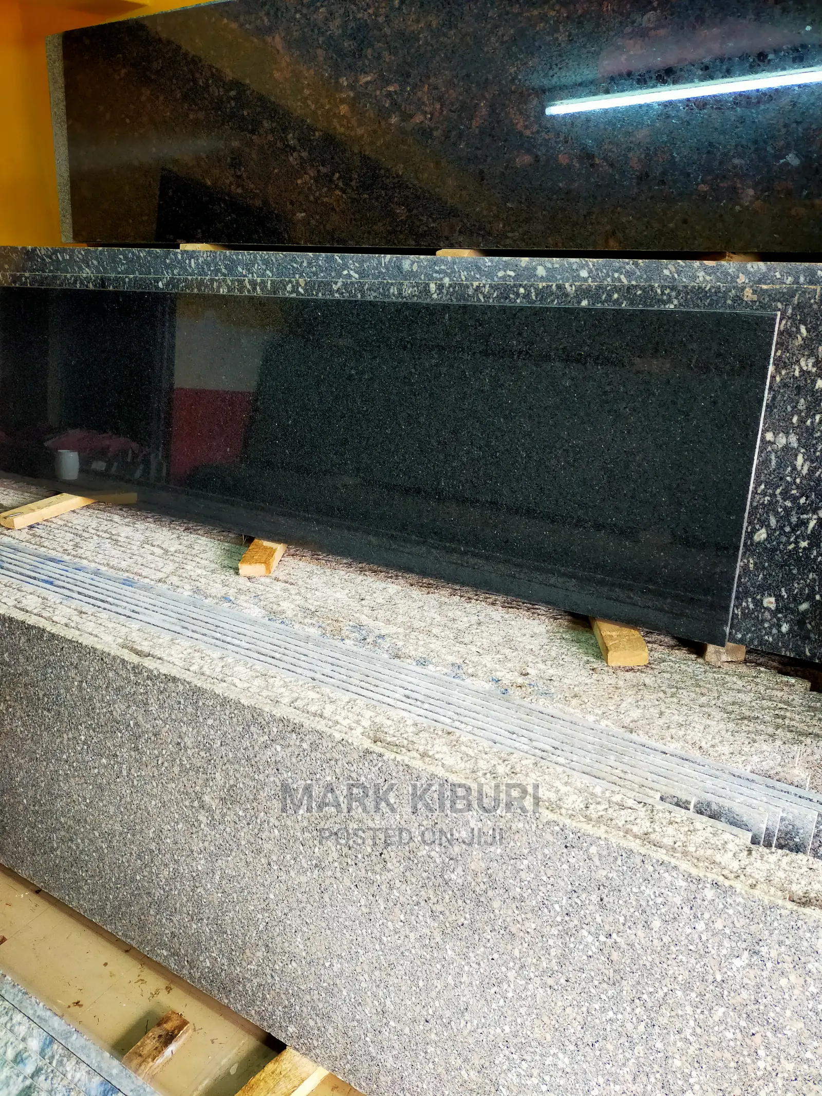 Black. Granite
