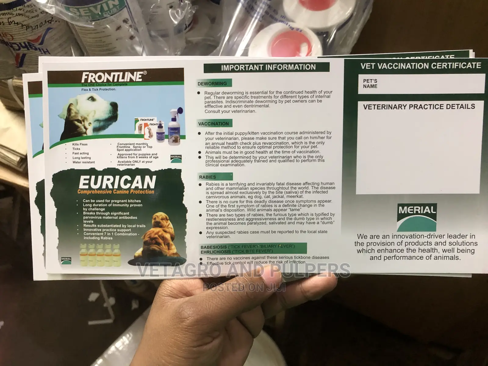 Dog Vaccination Cards