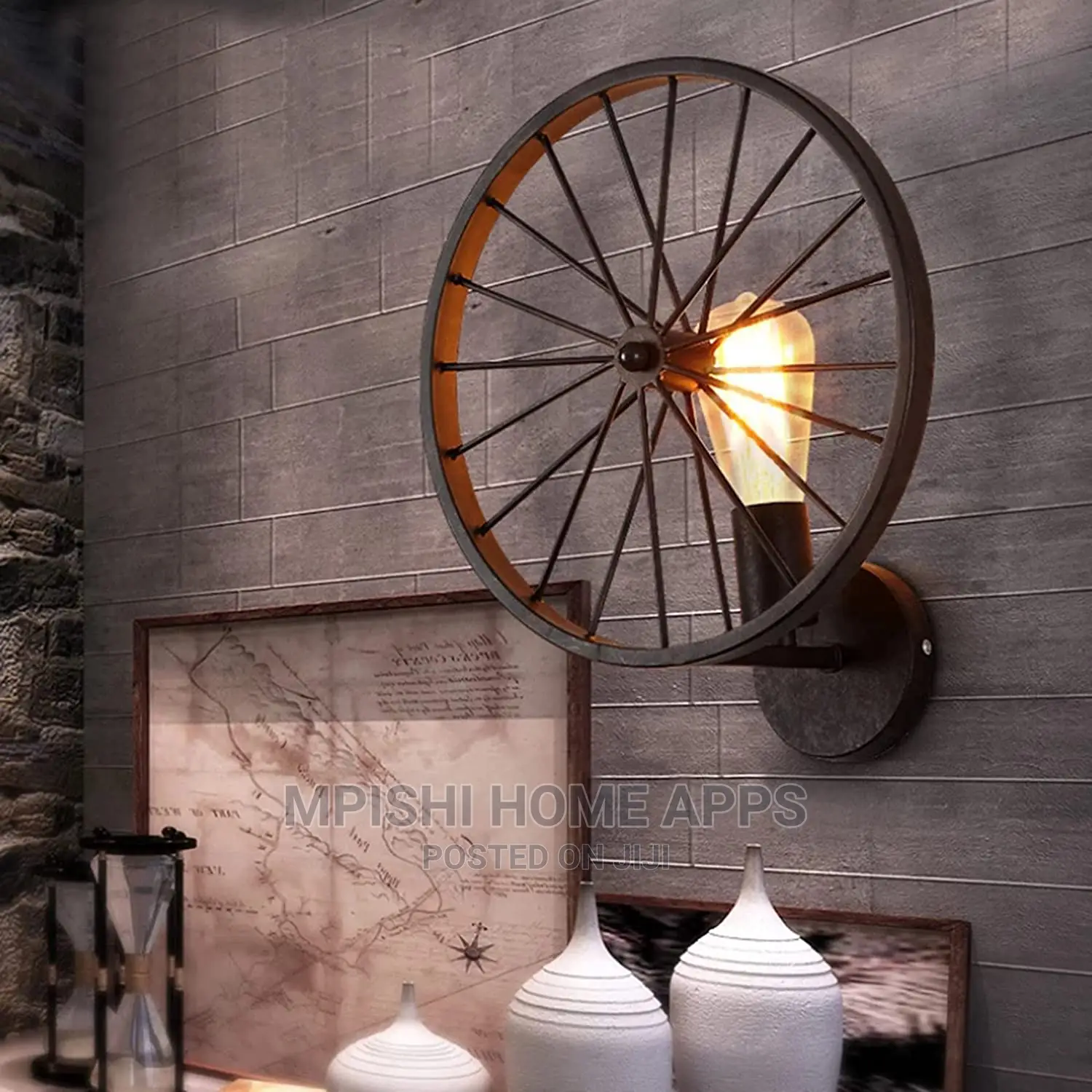 Wheel Wall Lamp