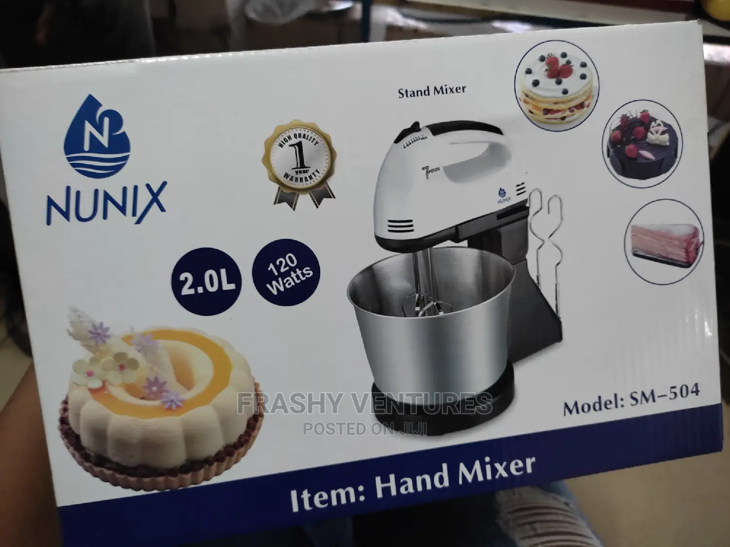 Nunix Hand Mixer With Bowl