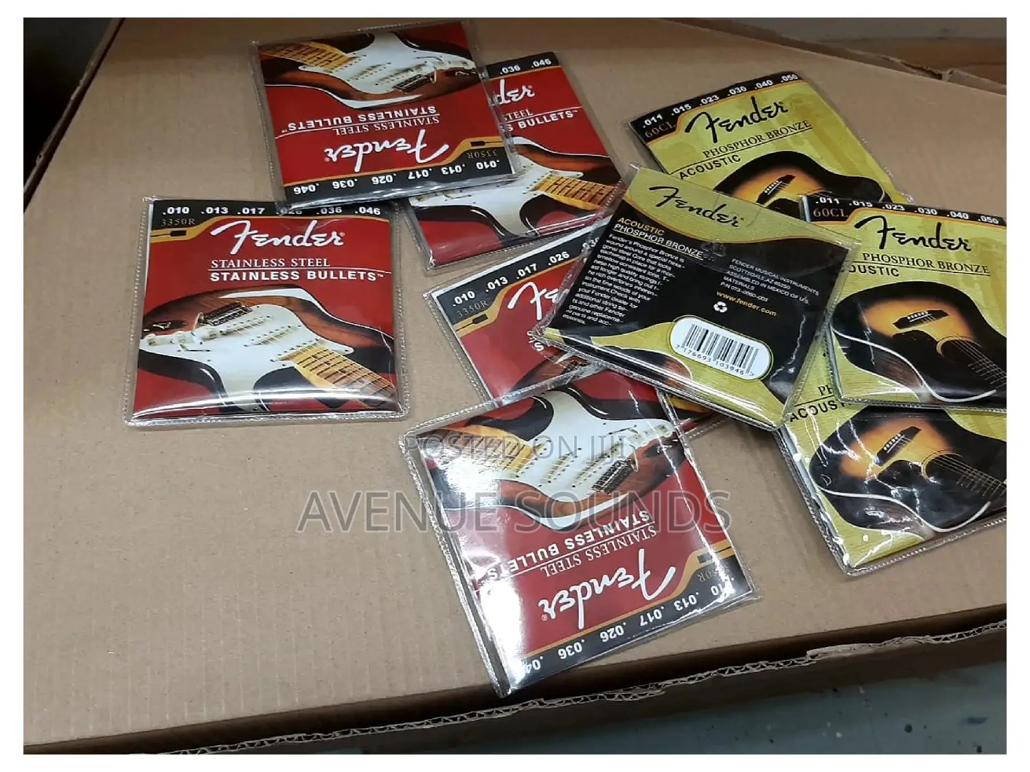 Acoustic and Electric Guitar Strings