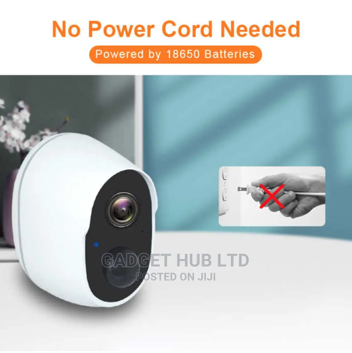 1 Month Battery Wireless CCTV Camera Longlife - Tuya Smart