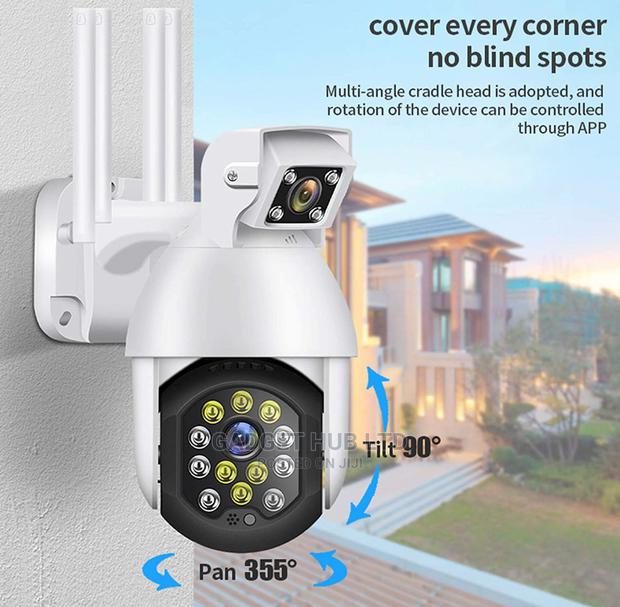 Dual Lens CCTV Wifi Camera Dual Lense Two Cameras in One