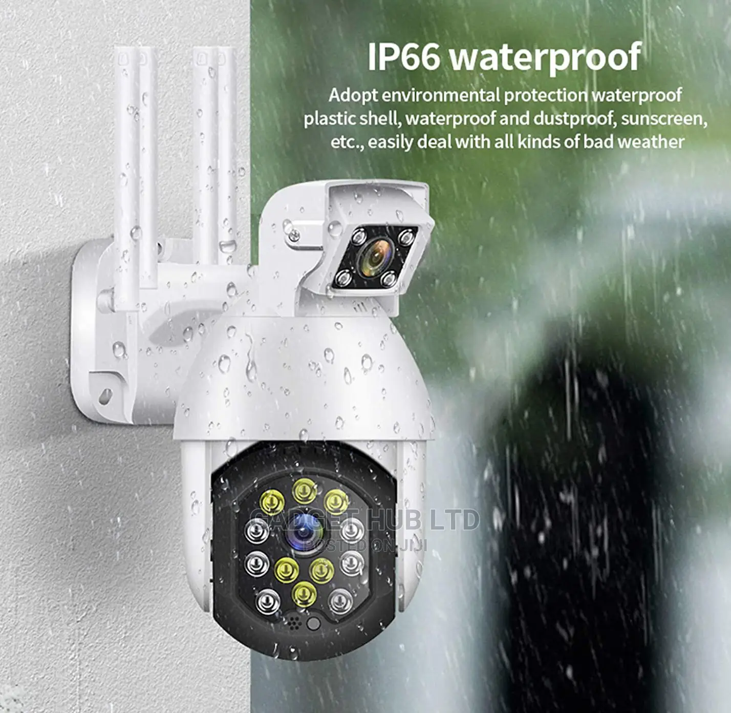 Dual Lens CCTV Wifi Camera Dual Lense Two Cameras in One