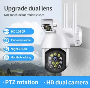 Dual Lens CCTV Wifi Camera Dual Lense Two Cameras in One