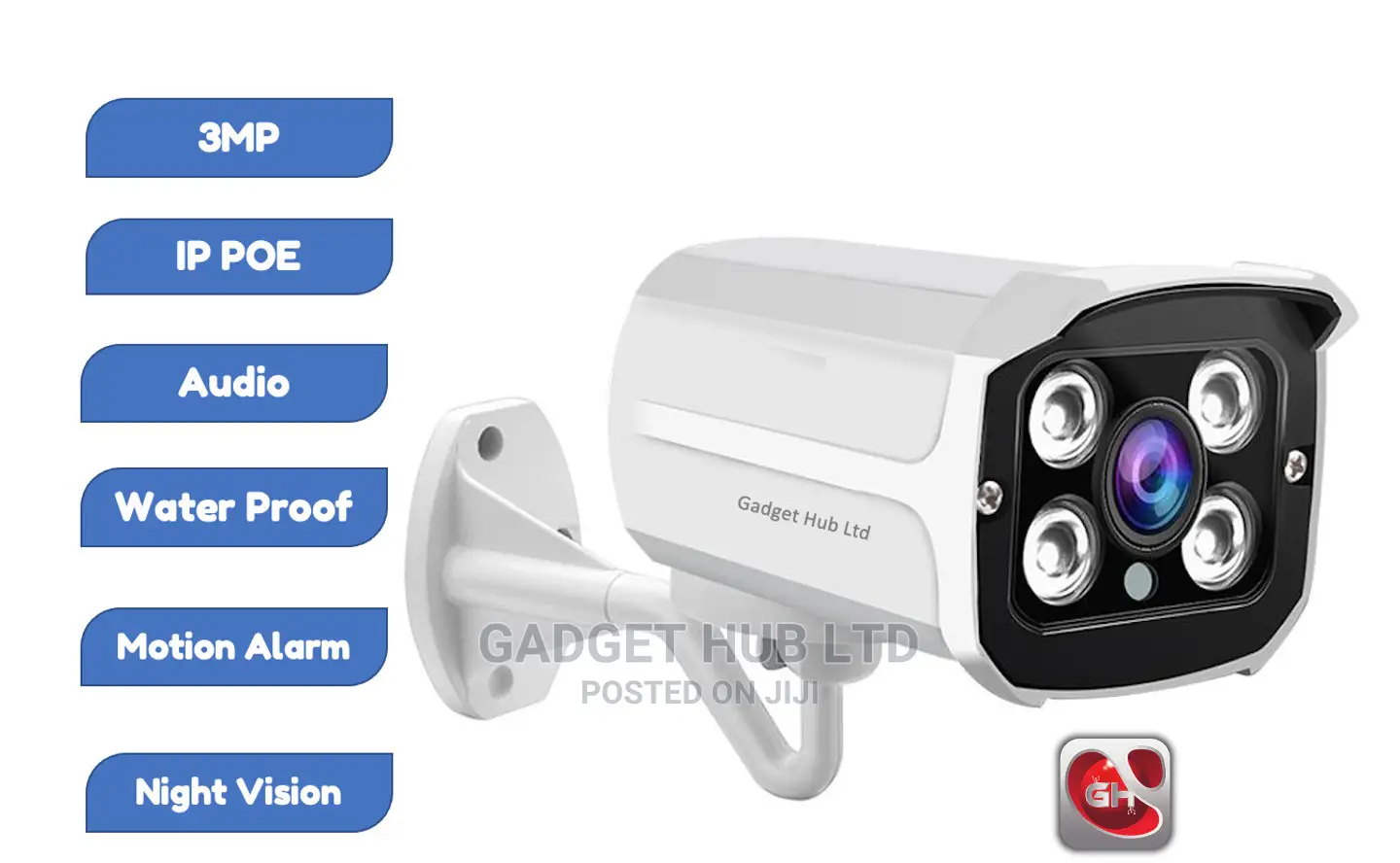 3mp IP Poe CCTV Bullet Camera CCTV With Voice