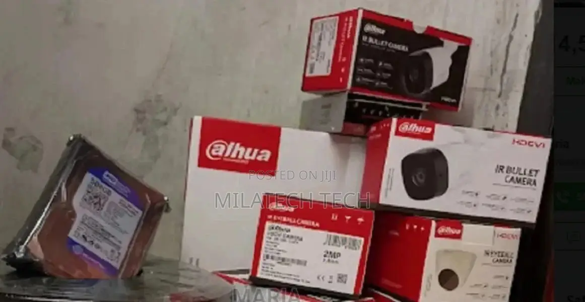 3 Dahua CCTV Camera 1080p With 500GB Set