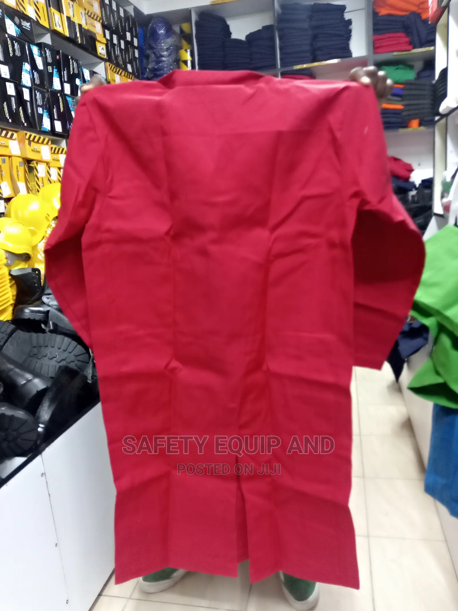 Red Plain Dust Coats