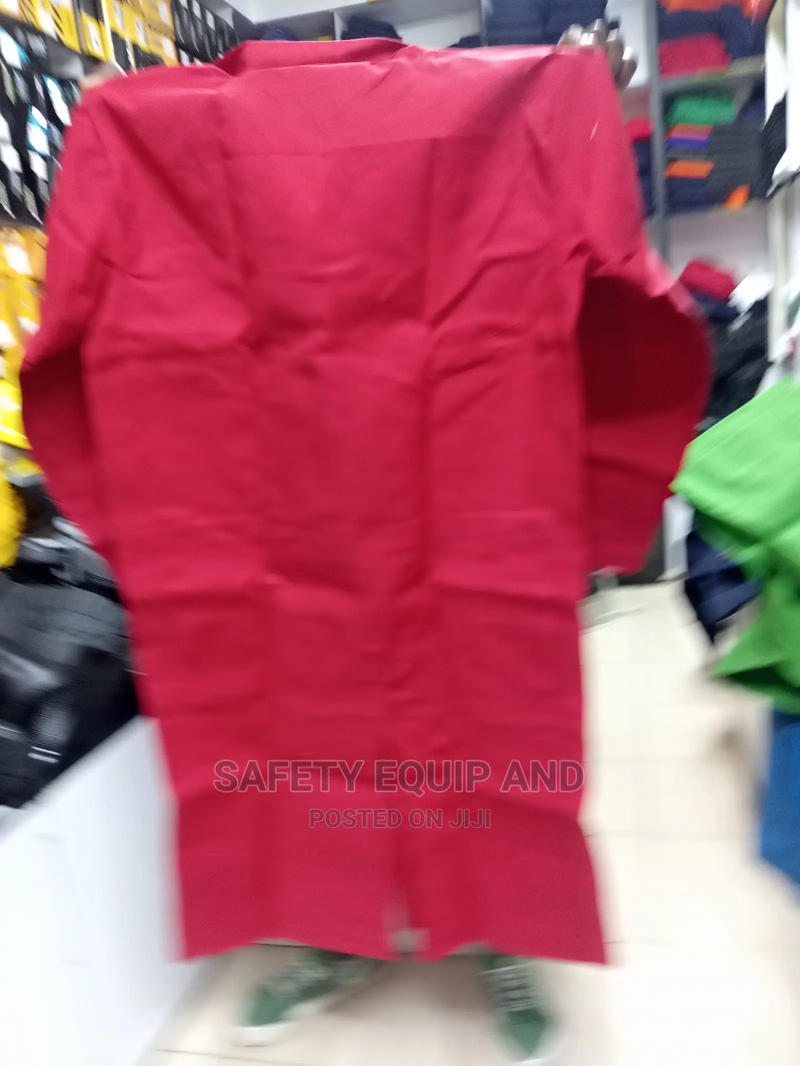 Plain Red Dust Coats in Stock!