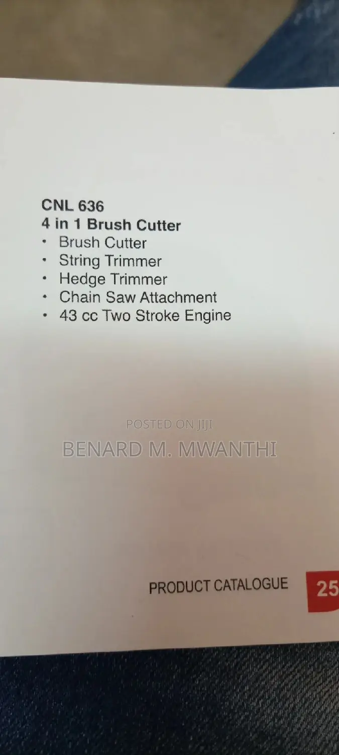 Combo 4 in 1 Brushcutter