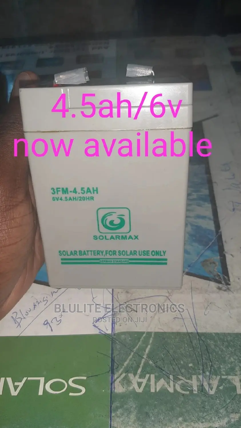 Solar Battery Available