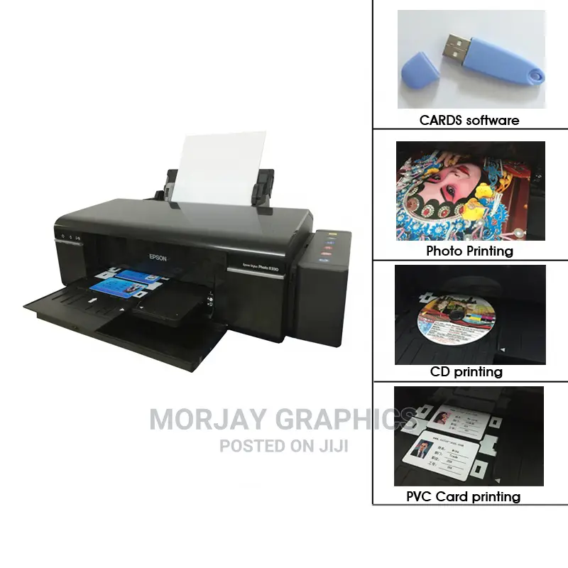 Automatic Epson L805 Inkjet Digital Cd PVC Id Card Printer in Nairobi