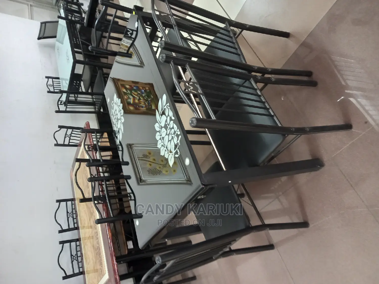 Durable 6 Seater Dining Table Set