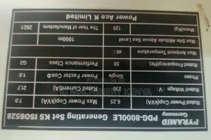 Pyramid Generator Open Type 7kva