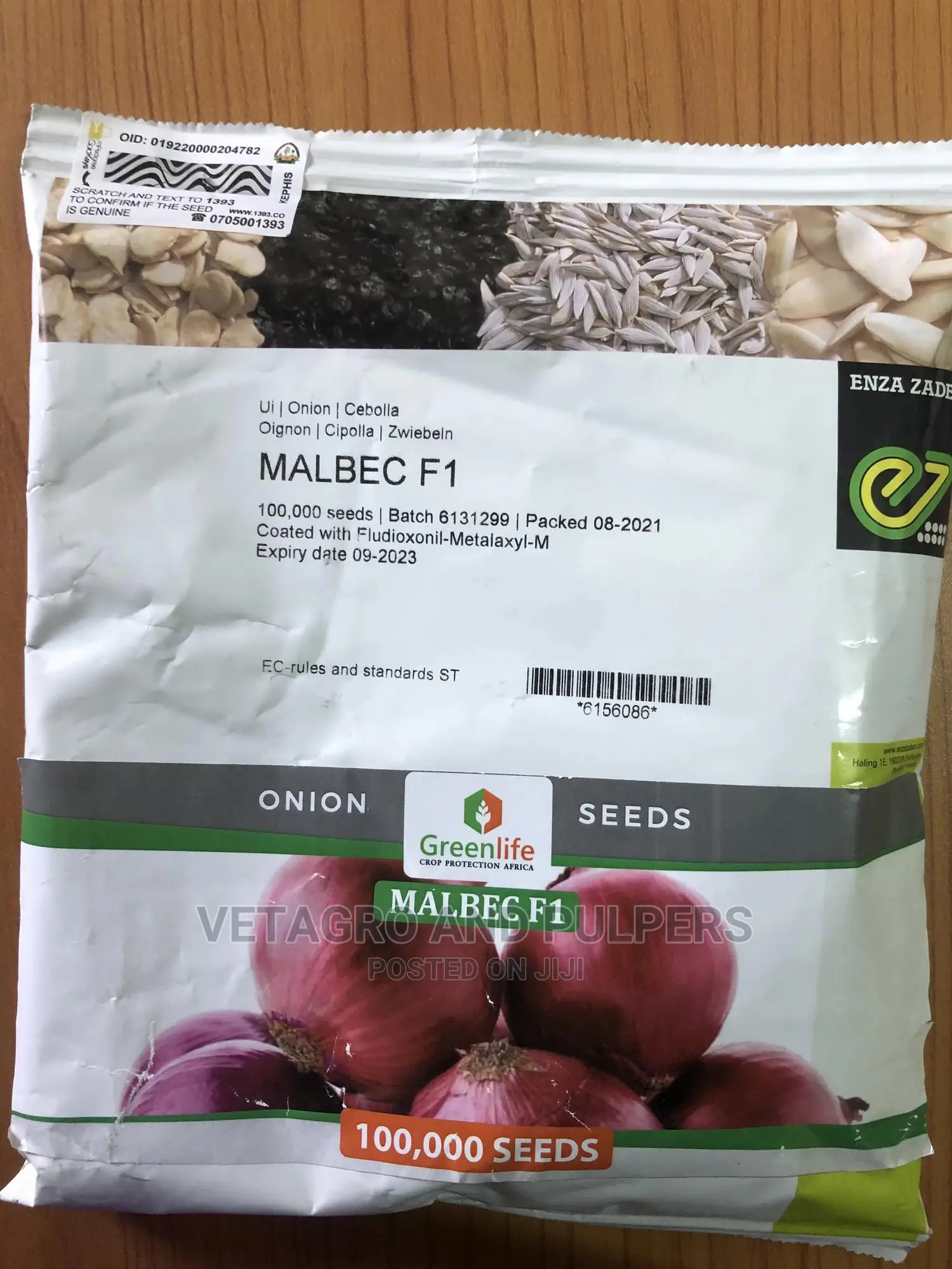 Hybrid Onions Malbec F1 100,000 Seeds (400gm)