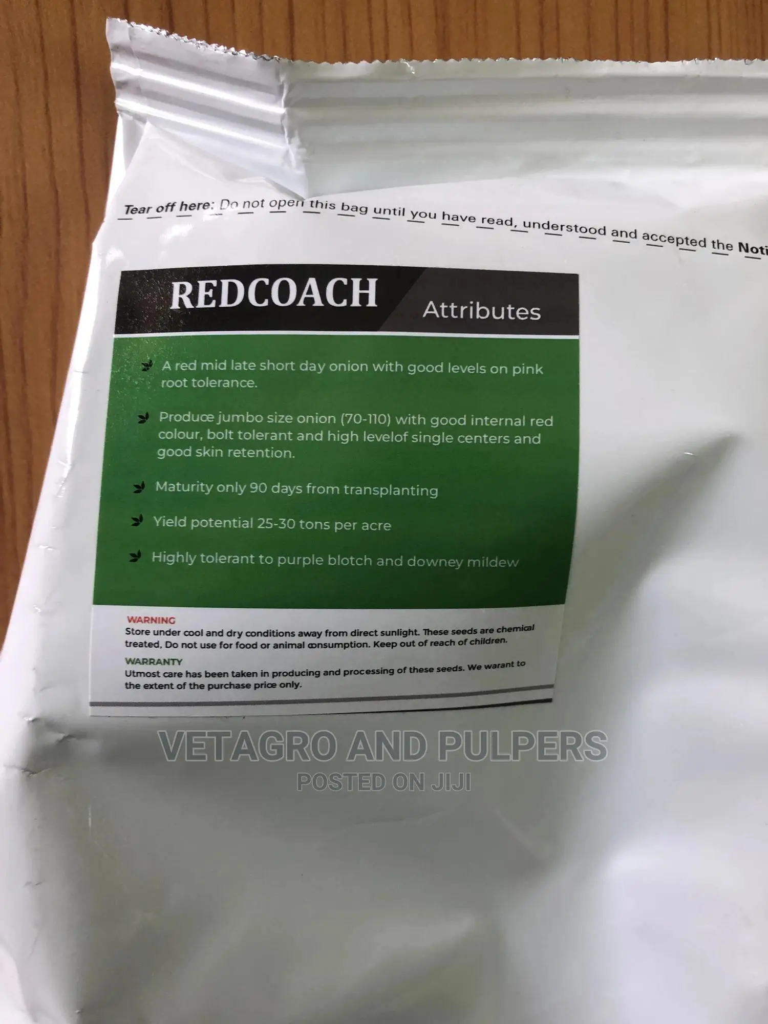 Red Coach F1 Hybrid Onions 250,000 Seeds (1kg)
