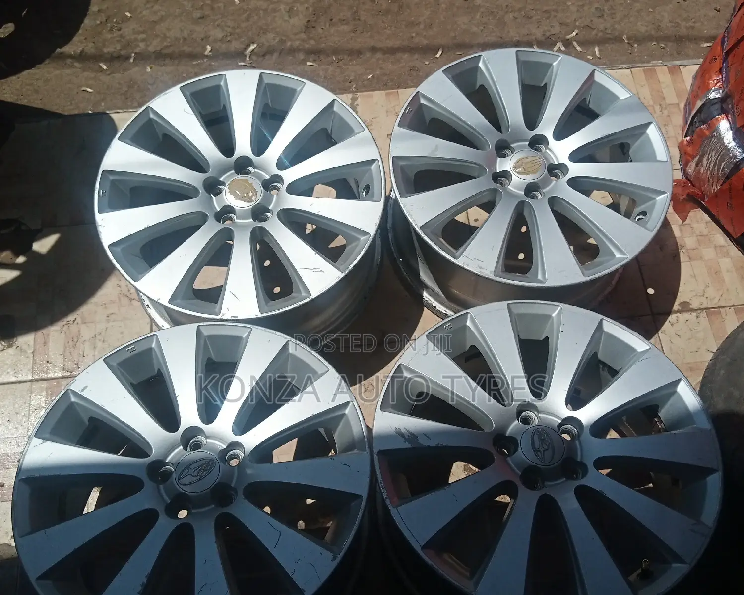 Set of Four Sport Rim Size 17 for Subaru