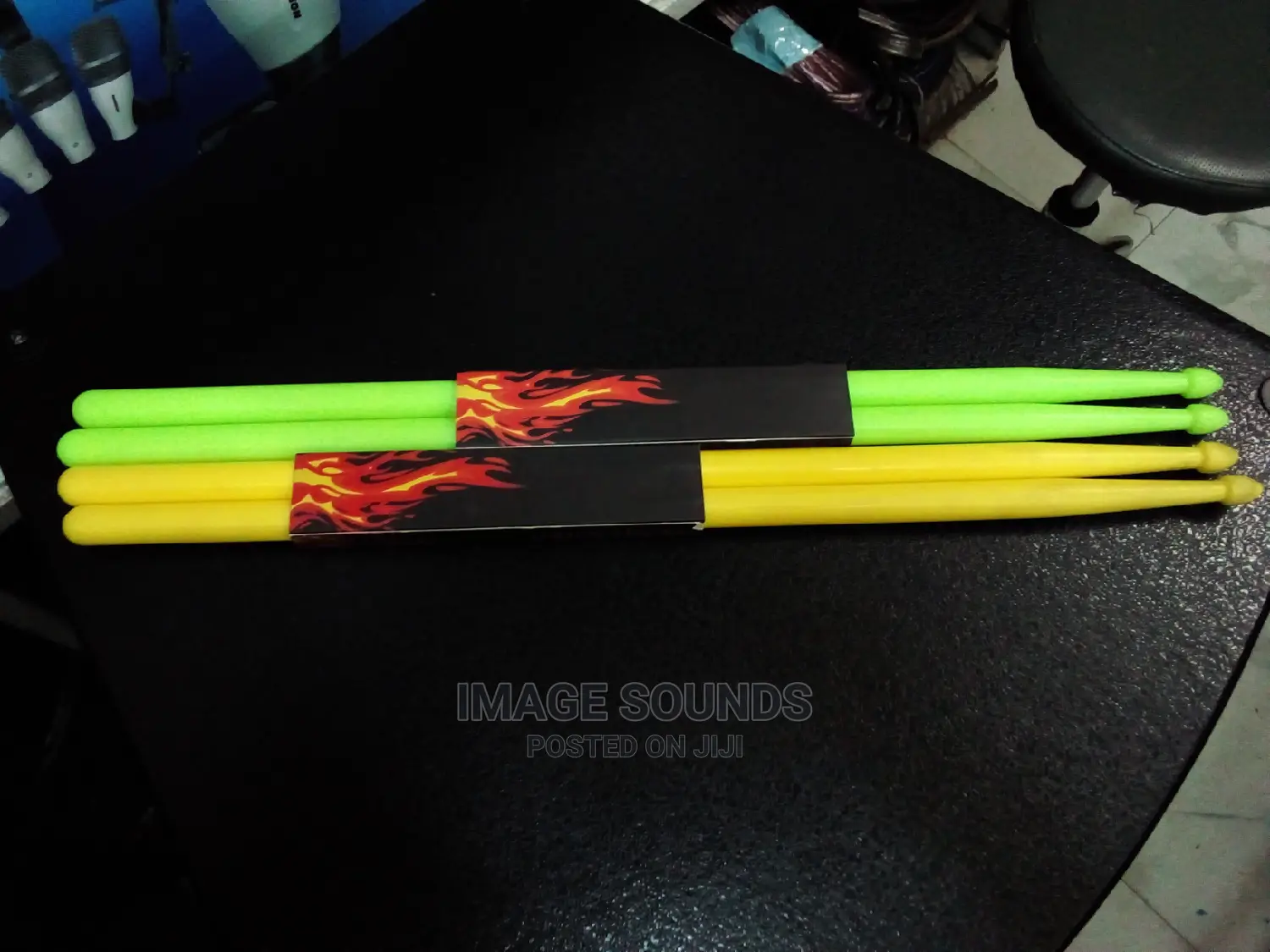 Pair of Plastic Drumsticks