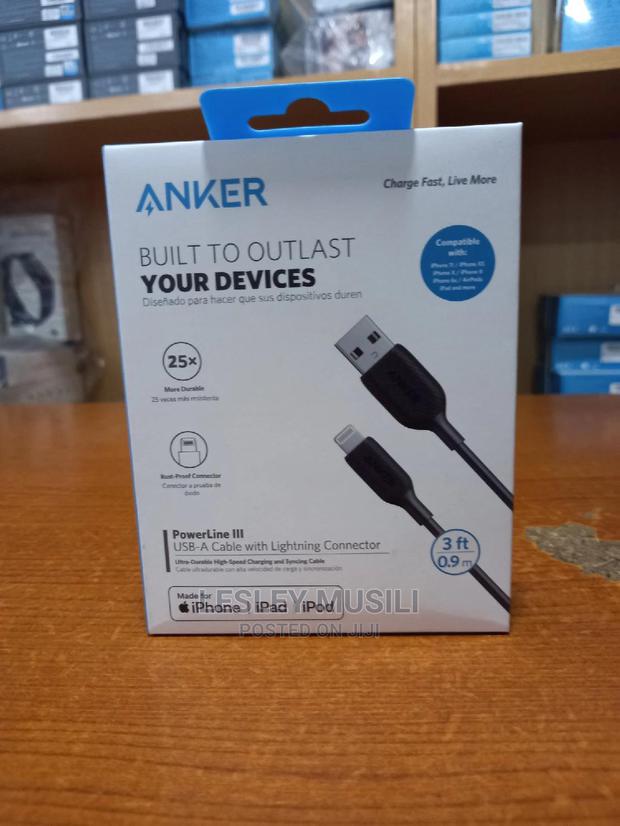 Anker Powerline 3 Usb a With Lightening Connector - main view