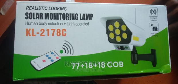 Solar Dummy Camera Outdoor Light Motion Sensor Security