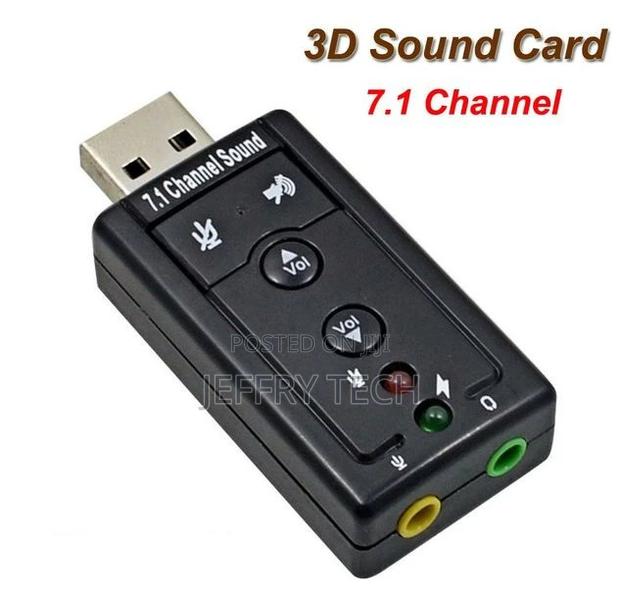 Generic Sound Card Adapter USB 7.1 Channel External Audio