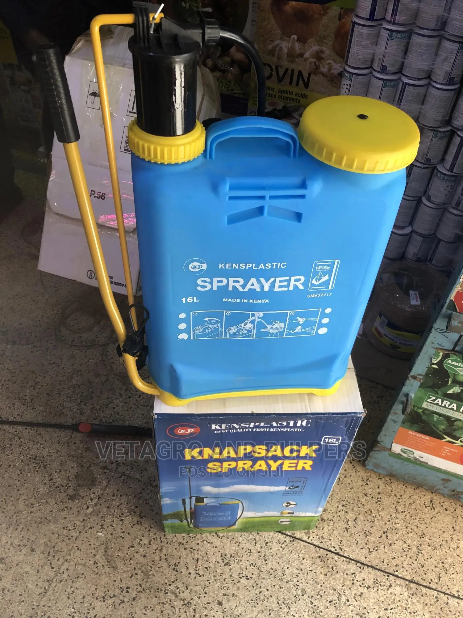 Kensplastic Knapsack Sprayer 16ltrs and 20ltrs