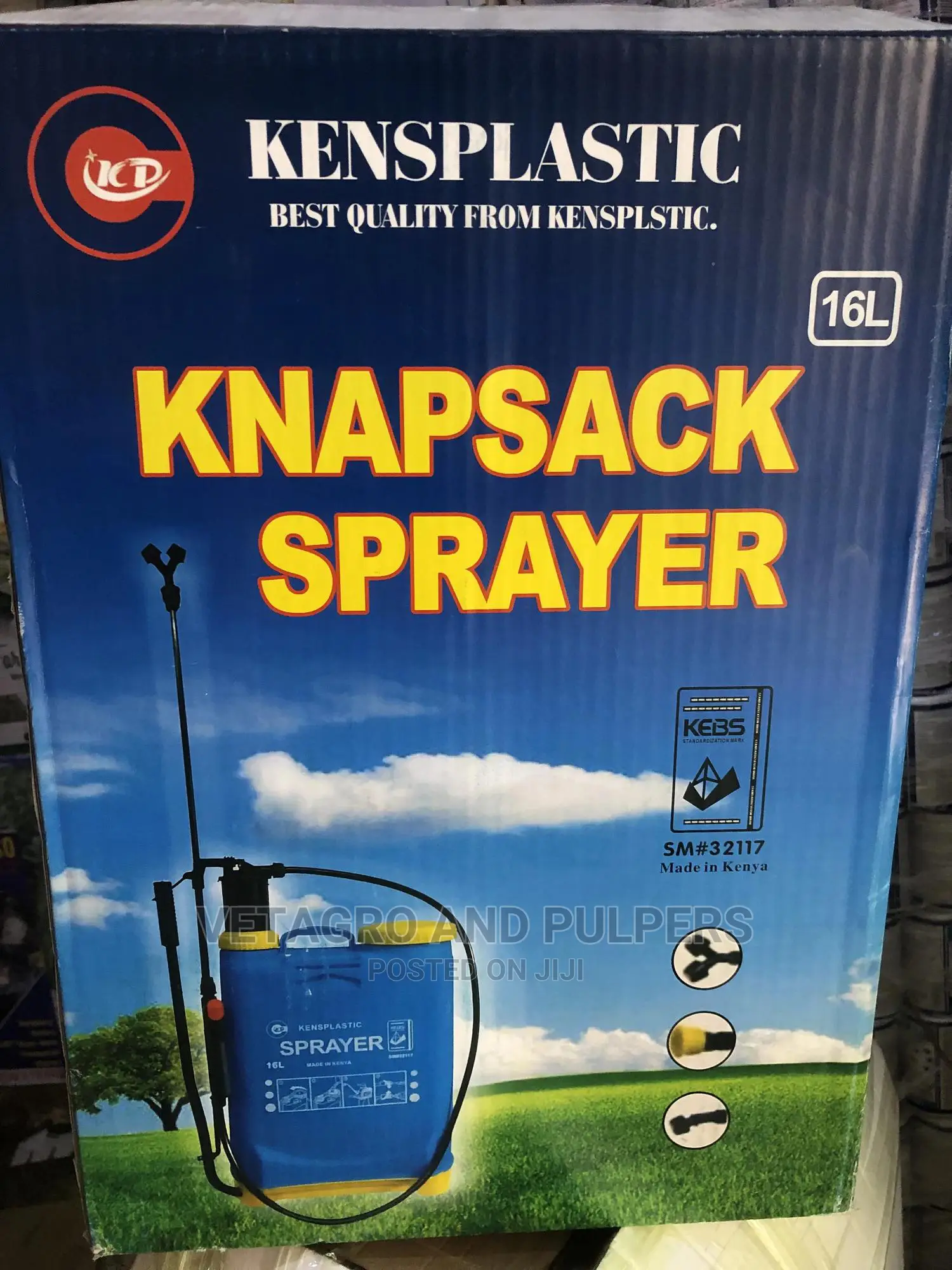 Kensplastic Knapsack Sprayer 16ltrs and 20ltrs