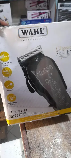 Black Wahl Taper Classic Shaving Machine 2000