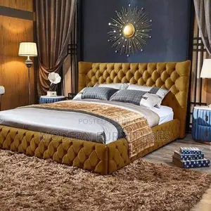 6/6 Modern Bed/Tufted Bed