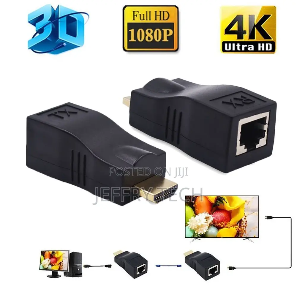 High Speed OEM 4K HDMI Extender HDMI to RJ45 Converter for H