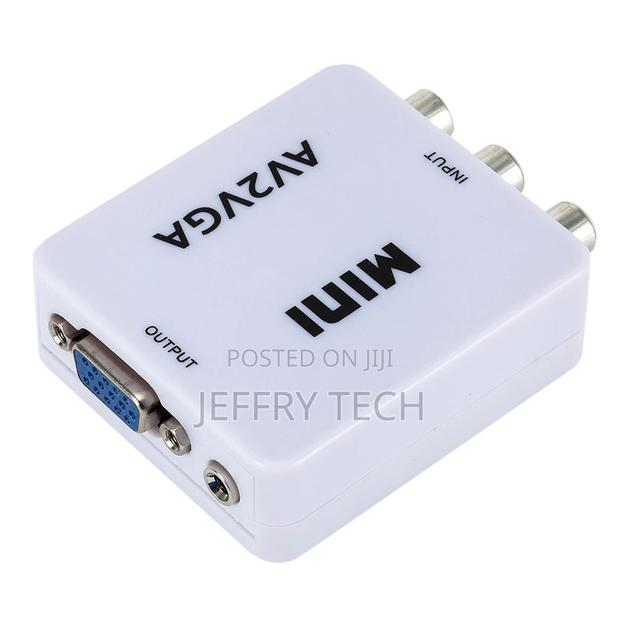 Rca Cvbs AV to VGA Adapter Av2vga Video Converter