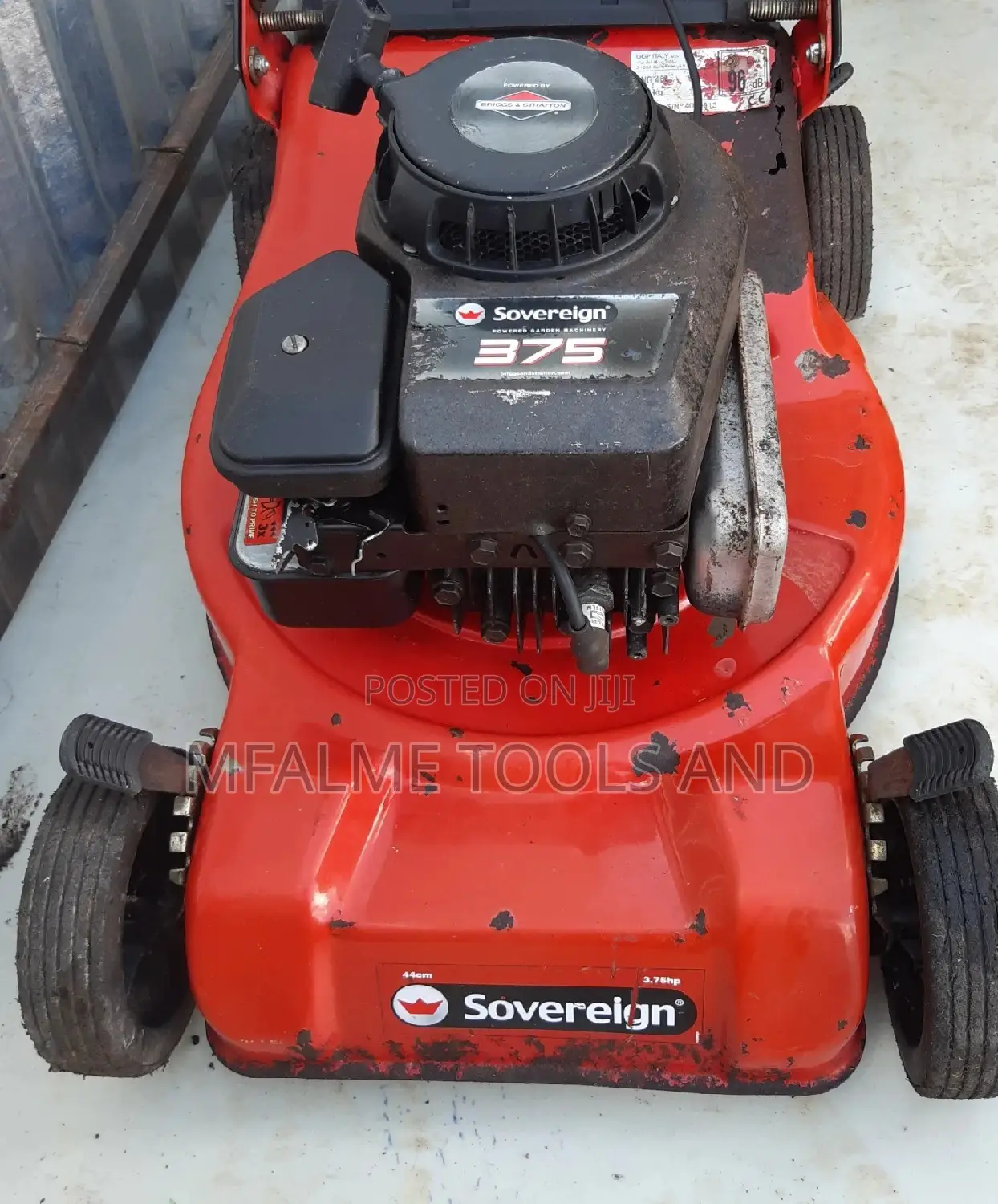 Lawn Mower – Brigg Stratton 125cc Sovereign Petrol – Ex-Uk